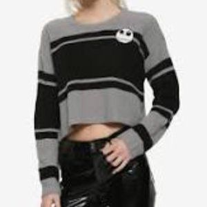 Hot Topic Nightmare Before Christmas Crop Sweater